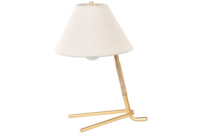 Toykab Bordlampe 40 cm E27 - Gull/Hvit - Belysning - Innendørsbelysning & Lamper - Bordlampe