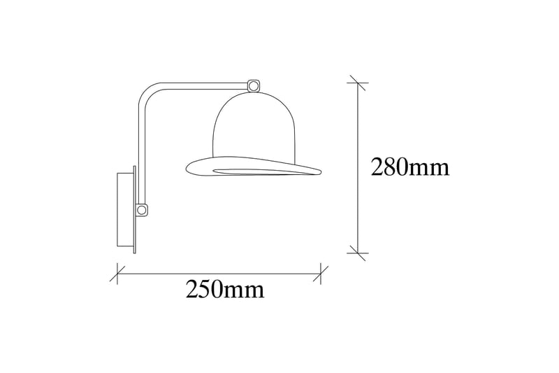 Vegglampe Mleko - Svart - Belysning - Innendørsbelysning & Lamper - Vegglampe