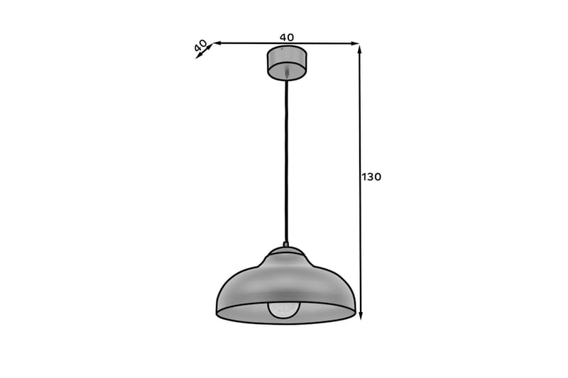 Pendellampe Desolo - Svart - Belysning - Innendørsbelysning & Lamper - Vinduslampe