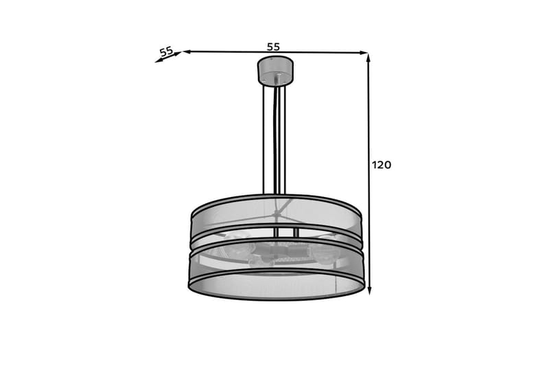 Pendellampe Orabela - Svart - Belysning - Innendørsbelysning & Lamper - Vinduslampe