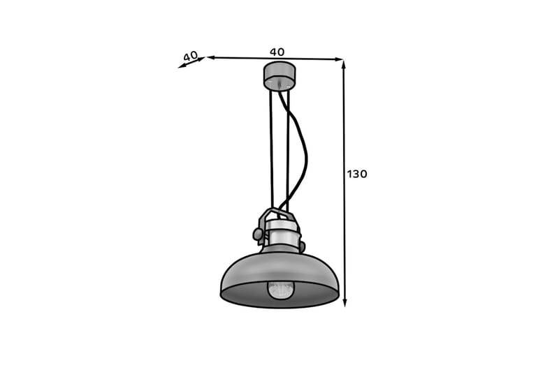 Pendellampe Stealle - Svart - Belysning - Innendørsbelysning & Lamper - Vinduslampe