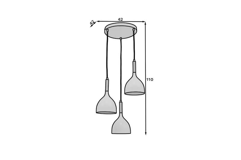 Pendellampe Woldes Rund - Svart - Belysning - Innendørsbelysning & Lamper - Vinduslampe