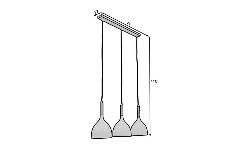 Pendellampe Woldes - Svart - Belysning - Innendørsbelysning & Lamper - Vinduslampe