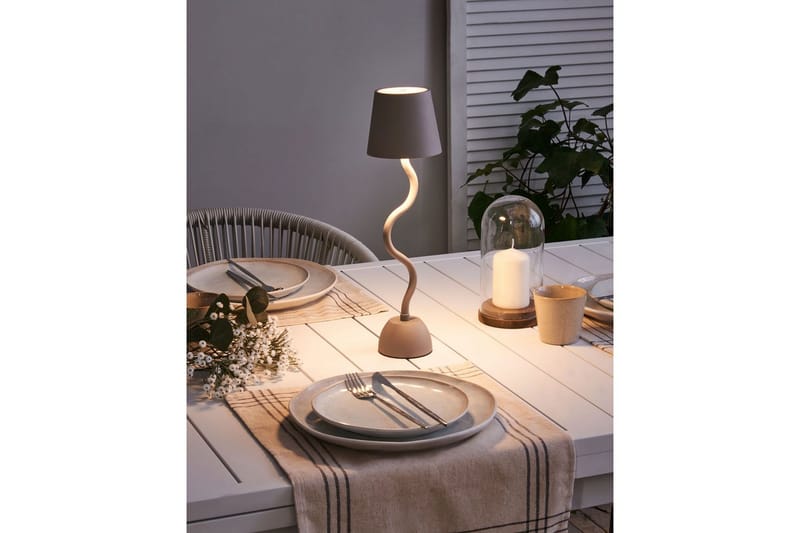 Vougali LED Bordlampe 39 cm - Beige - Belysning - Innendørsbelysning & Lamper - Bordlampe