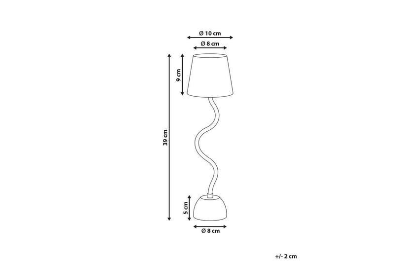 Vougali LED Bordlampe 39 cm - Beige - Belysning - Innendørsbelysning & Lamper - Bordlampe