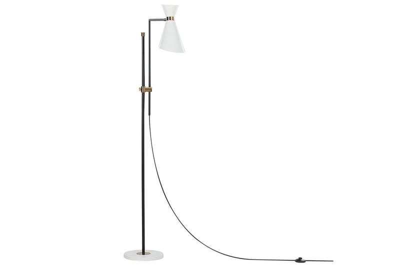 Yassil Gulvlampe 180 cm - Svart/Hvit - Belysning - Innendørsbelysning & Lamper - Gulvlampe