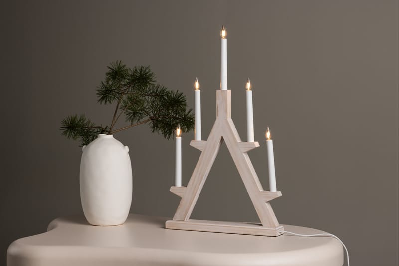 Val Thoren Adventsstake 60 cm - Hvit - Belysning - Julebelysning - Julelys