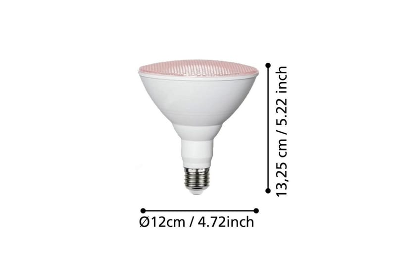 Lyskilde Eglo LM-E27-LED PAR38 16W Rød - Rød - Belysning - Lyspærer & lyskilder - LED-belysning - LED-pære - Normalpære