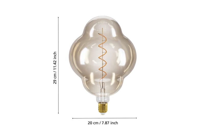 Lyspære Eglo LM-E27-LED CL200 4W Amber - Amber - Belysning - Dekorasjonsbelysning