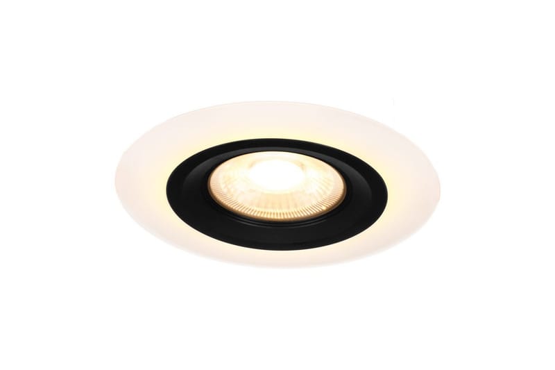 Innfelt Lampe Eglo Calonge 3 stk Svart, Hvit - Svart/Hvit - Belysning - Downlights & spotlights - LED downlight