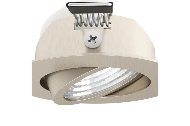 Innfelt Lampe Eglo Saliceto 3 stk Ø88 mm 2700K Nickel-Matt - Grå - Belysning - Downlights & spotlights - LED downlight