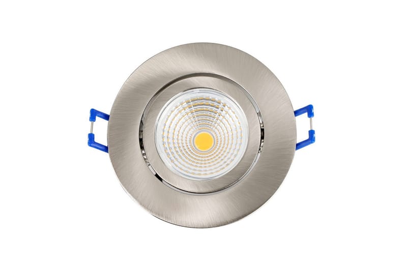 Innfelt Lampe Eglo Saliceto 3 stk Ø88 mm 2700K Nickel-Matt - Grå - Belysning - Downlights & spotlights - LED downlight