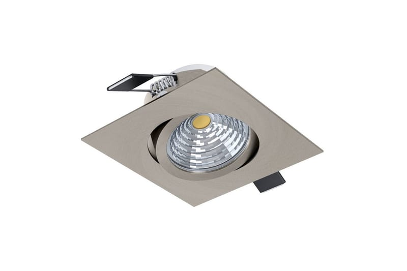 Innfelt lampe Eglo Saliceto 88x88 mm 2700K Nikkel - Sølv - Belysning - Downlights & spotlights - LED downlight