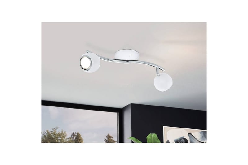 Spotlight Eglo Bimeda med 2 Lamper Hvit, Krom - Hvit/Krom - Belysning - Downlights & spotlights