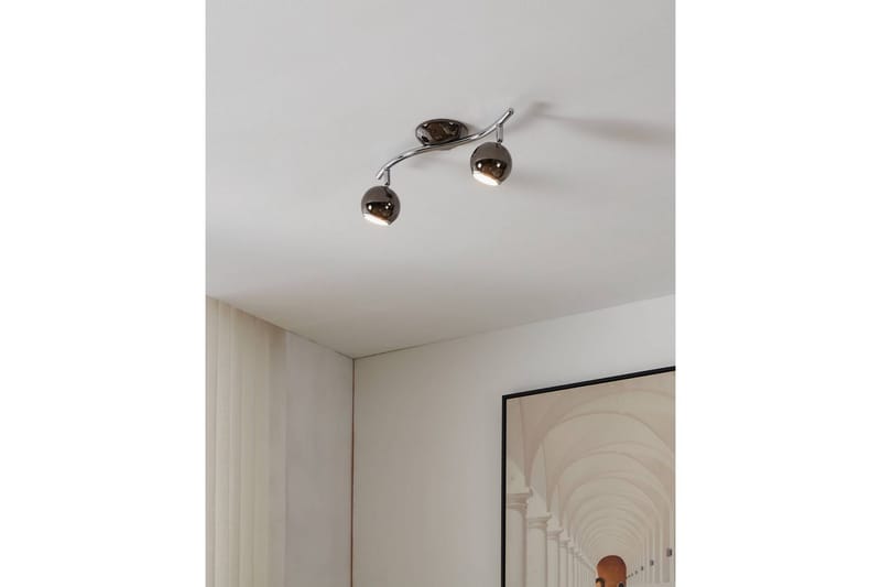 Spotlight Eglo Bimeda med 2 Lamper Nikkel-Nero, Krom - Svart/Krom - Belysning - Downlights & spotlights