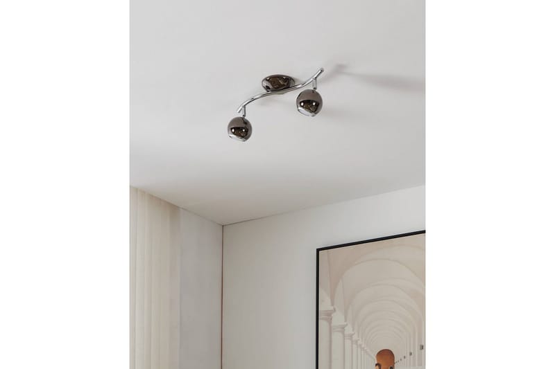 Spotlight Eglo Bimeda med 2 Lamper Nikkel-Nero, Krom - Svart/Krom - Belysning - Downlights & spotlights