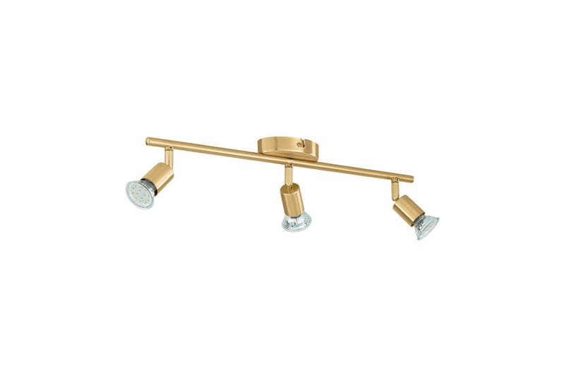 Spotlight Eglo Buzz-Led med 3 Lamper Børstet Messing - Messing - Belysning - Downlights & spotlights