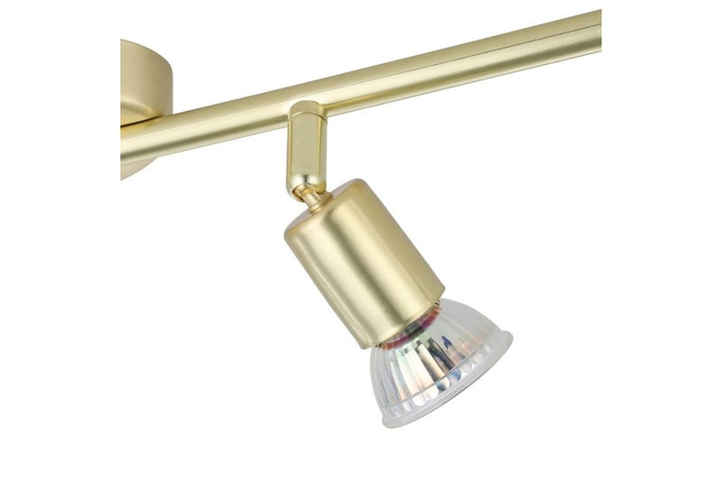 Spotlight Eglo Buzz-Led med 4 Lamper Børstet Messing - Messing - Belysning - Downlights & spotlights