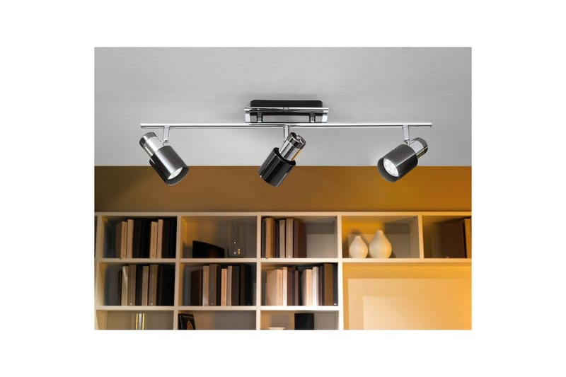 Spotlight Eglo Davida 1 med 3 Lamper - Svart/Krom - Belysning - Downlights & spotlights