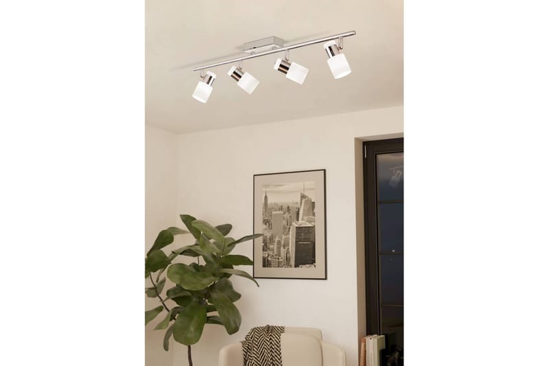 Spotlight Eglo Davida med 4 Lamper - Hvit/Krom - Belysning - Downlights & spotlights