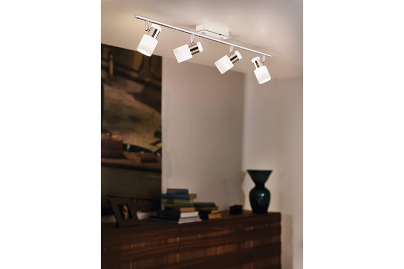 Spotlight Eglo Davida med 4 Lamper - Hvit/Krom - Belysning - Downlights & spotlights