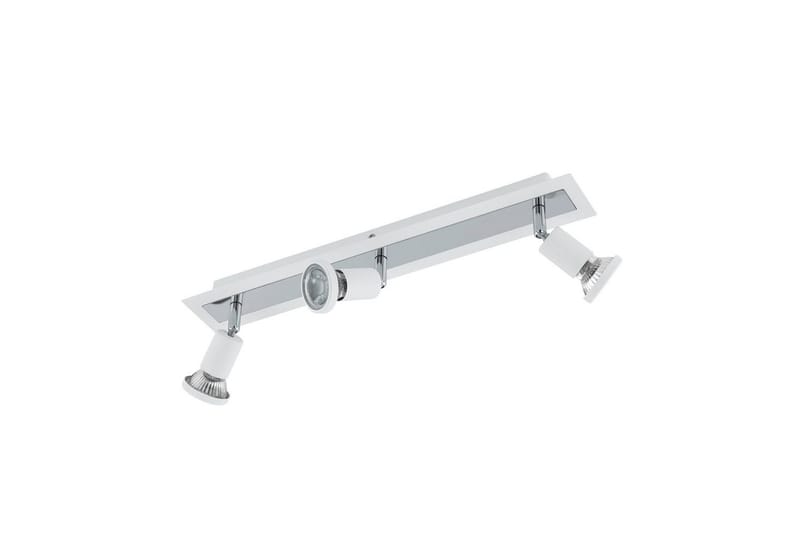 Spotlight Eglo Sarria med 3 Lamper Hvit, Krom - Hvit/Krom - Belysning - Downlights & spotlights