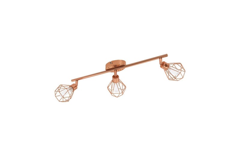 Spotlight Eglo Zapata med 3 Lamper - Kobber - Belysning - Downlights & spotlights