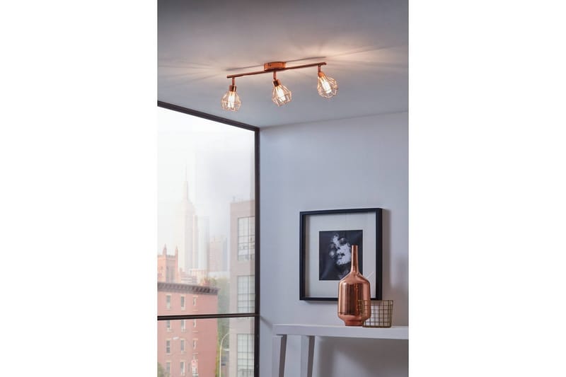 Spotlight Eglo Zapata med 3 Lamper - Kobber - Belysning - Downlights & spotlights