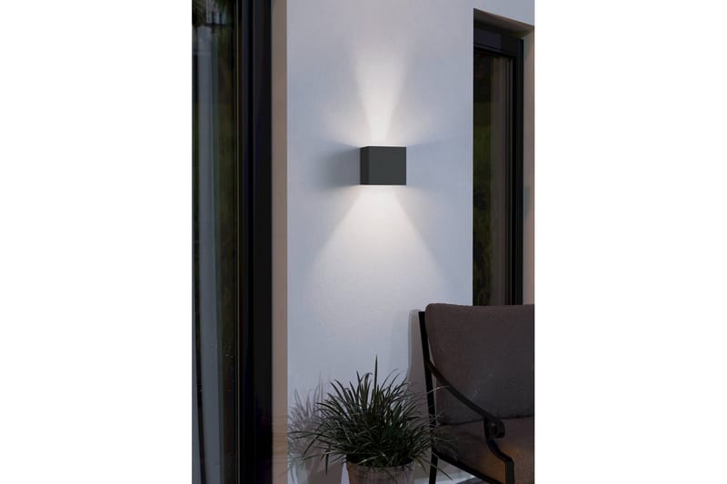 Vegglampe Utendørs Eglo Calpino Antrasitt - Antrasitt - Belysning - Downlights & spotlights - Downlight utendørs