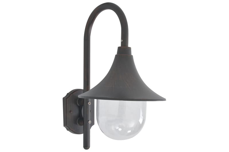 Utendørs vegglampe E27 42 cm aluminium bronse - Hvit|Svart - Belysning - Utendørsbelysning - Fasadebelysning & vegglykter