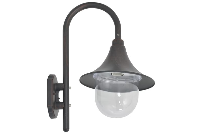 Utendørs vegglampe E27 42 cm aluminium bronse - Hvit|Svart - Belysning - Utendørsbelysning - Fasadebelysning & vegglykter