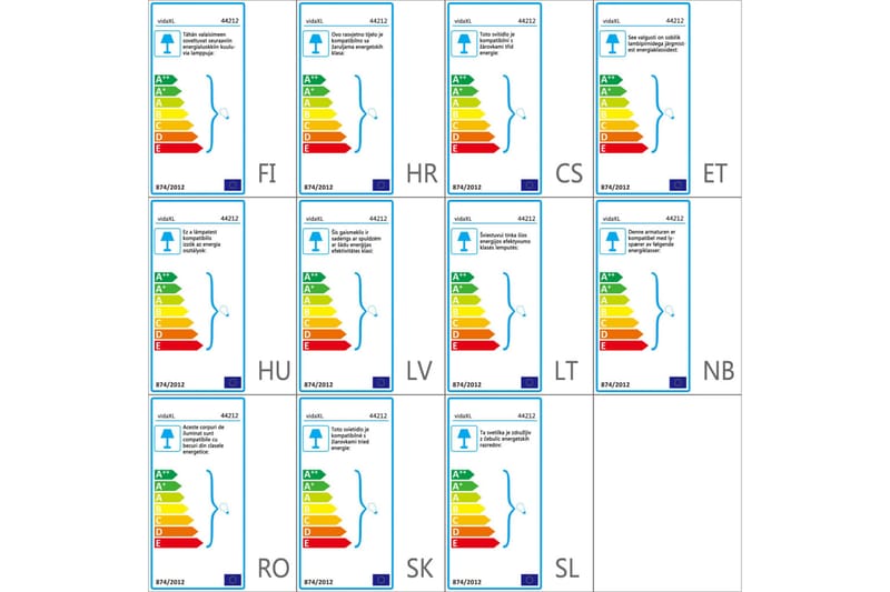 Utendørs vegglampe E27 42 cm aluminium hvit - Hvit - Belysning - Utendørsbelysning - Fasadebelysning & vegglykter