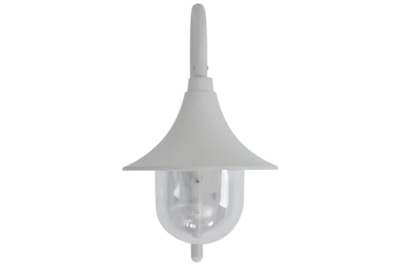 Utendørs vegglampe E27 42 cm aluminium hvit - Hvit - Belysning - Utendørsbelysning - Fasadebelysning & vegglykter