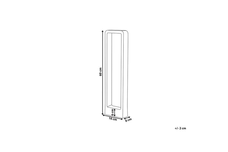 Fosferia LED Pullert 60 cm - Svart - Belysning - Utendørsbelysning