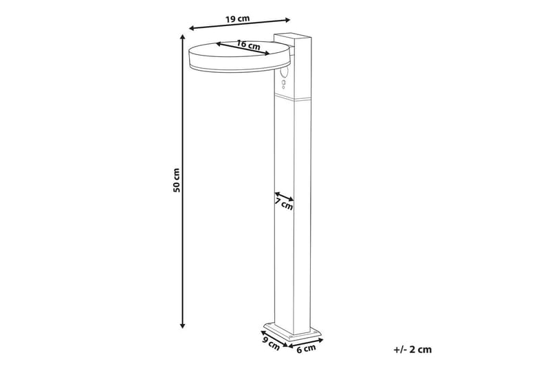 Hydra LED Solcellebelysning 50 cm - Svart - Belysning - Utendørsbelysning - Solcellebelysning