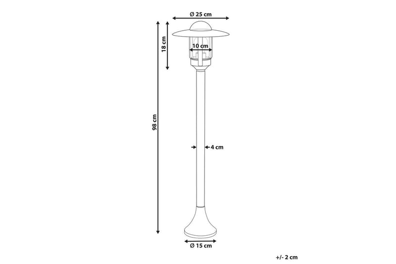 Palaia Pullertlampe 98 cm E27 - Svart - Belysning - Utendørsbelysning