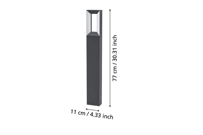 Poller Eglo Riforano 770 mm - Svart/Hvit - Belysning - Utendørsbelysning