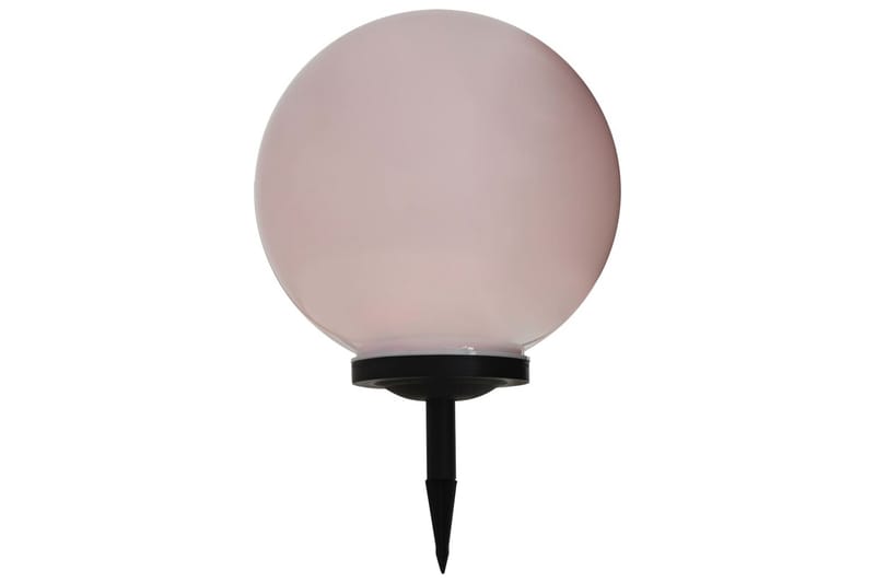 Utendørs sollampe 2 stk LED kuleformet 40 cm RGB - Belysning - Utendørsbelysning - Solcellebelysning