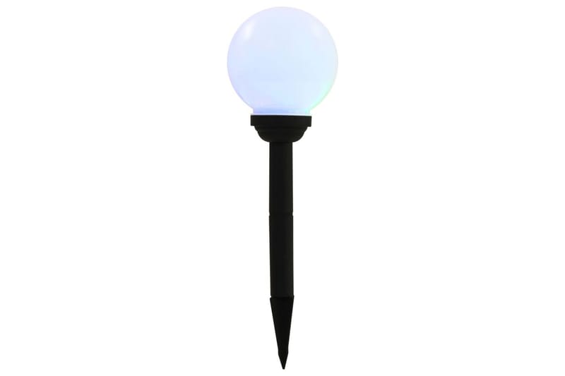 Utendørs sollampe 8 stk LED kuleformet 15 cm RGB - Belysning - Utendørsbelysning - Solcellebelysning