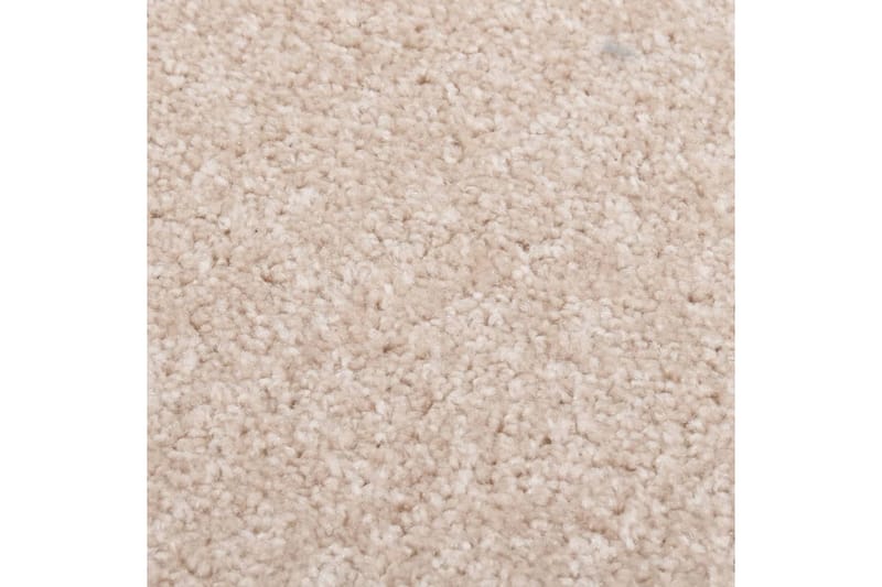 Teppe med kort luv 80x150 cm mørk beige - Beige - Tekstiler & tepper - Teppe & matte - Utendørs tepper - Plasttepper