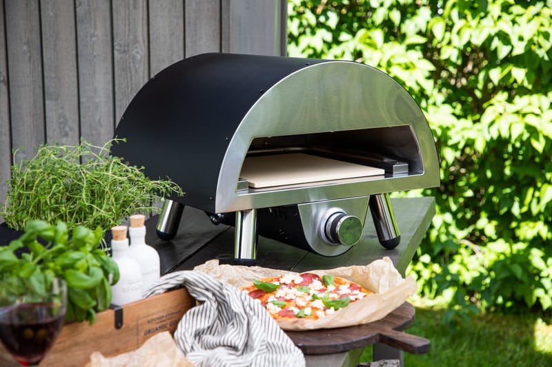 Sentosa Pizzaovn - Svart - Hagemøbler & utemiljø - Grill & utekjøkken - Øvrige griller - Pizzaovn & vedovn