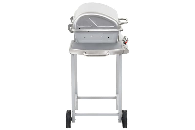 Gassgrill med 2 kokesoner sølv rustfritt stål - Hagemøbler & utemiljø - Grill & utekjøkken - Gassgriller