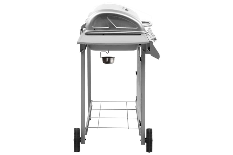 Gassgrill med 4 brennere sølv - Silver - Hagemøbler & utemiljø - Grill & utekjøkken - Gassgriller