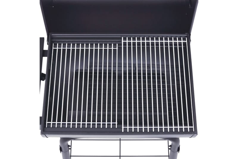 Røykgrill med bunnhylle kull svart - Svart - Hagemøbler & utemiljø - Grill & utekjøkken - Kullgrill - Kulegrill