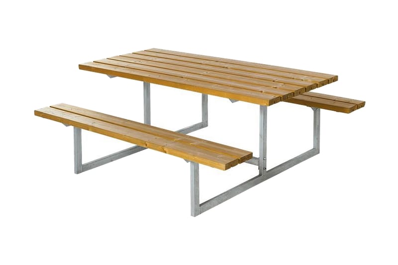 Basic bord- og benkesett lengde 177 cm - Brun|Beige|Svart - Hagemøbler & utemiljø - Hagebord - Piknikbord