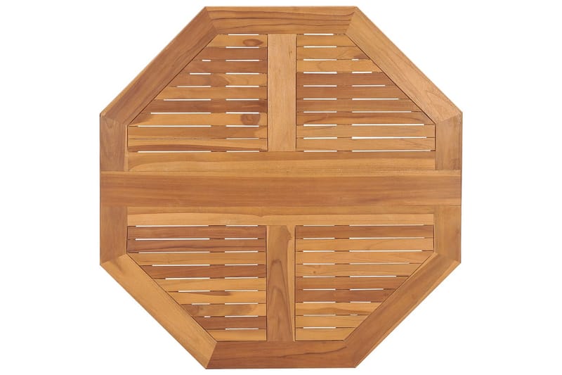 Sammenleggbart hagebord 90x90x75 cm heltre teak - Brun - Hagemøbler & utemiljø - Hagebord - Spisebord ute