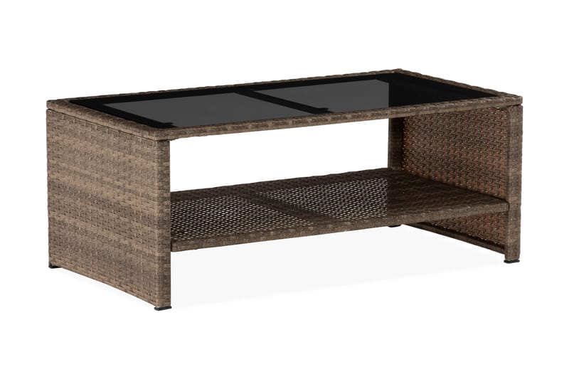 Bord Wisconsin Premium 110 cm Kunstrotting/Sand - Hagemøbler & utemiljø - Hagebord - Loungebord & Sofabord utendørs