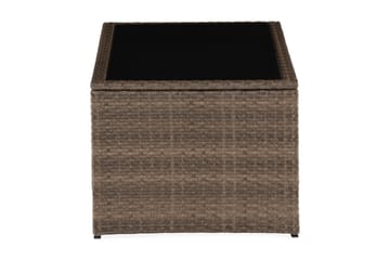 Bord Wisconsin Premium 110 cm Kunstrotting/Sand - Hagemøbler & utemiljø - Hagebord - Loungebord & Sofabord utendørs