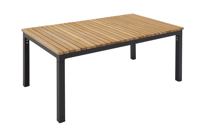 Brasilia Sofabord 110 cm - Svart/Natur - Hagemøbler & utemiljø - Hagebord - Loungebord & Sofabord utendørs