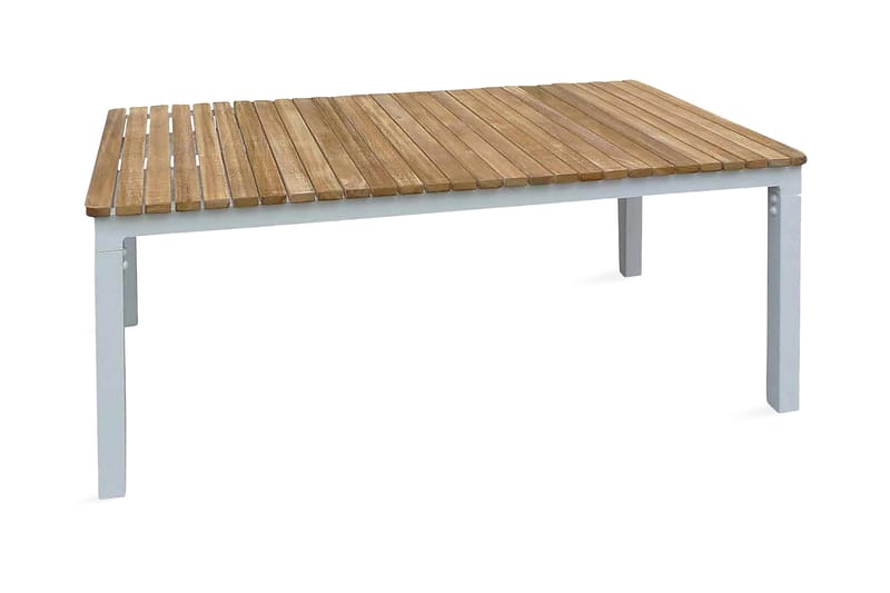 Brasilia Sofabord 110x60 Teak/Hvit - Teak/Hvit - Hagemøbler & utemiljø - Hagebord - Loungebord & Sofabord utendørs